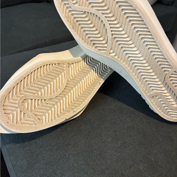 Adidas X Beyoncé Women's White and Black Superstar Platform Sneakers - Picture 3 of 5